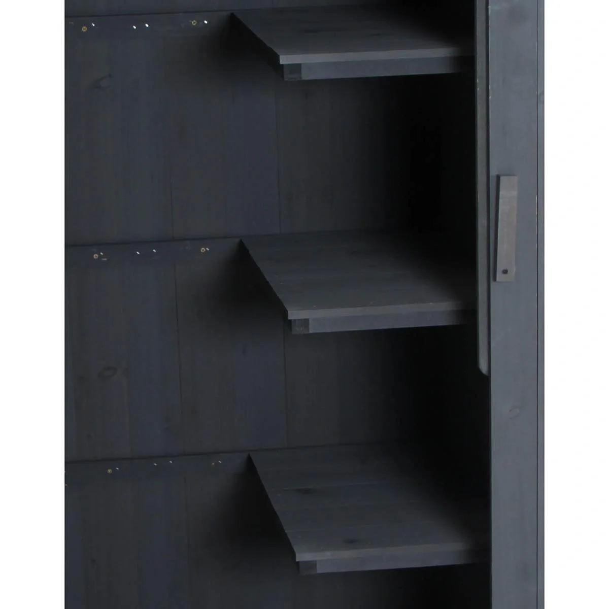 Gartenschrank Holz Gerätehaus Gartenhaus Geräteschuppen Geräteschrank Holzhütte Giebeldach Bitumenpappe Grau 77,5 x 54, - 2