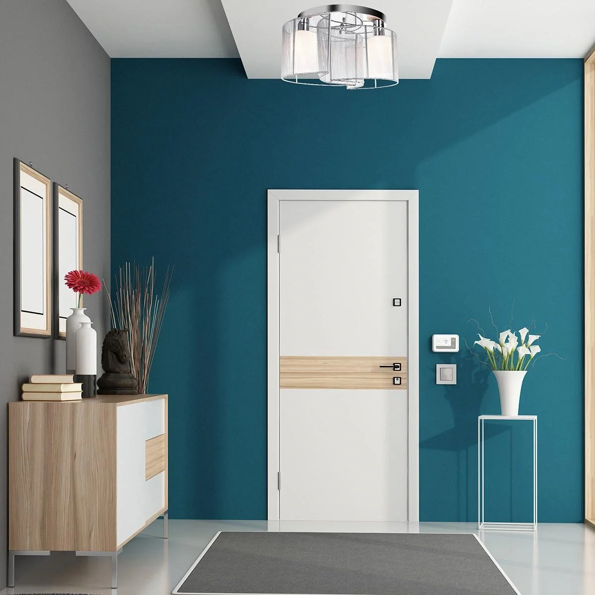 Deckenleuchte Deckenlampe 50W Modernes Design Leuchtmittel E27 sockel ideal für Schlafzimmer Wohnzimmer Küchen Flur star - 4