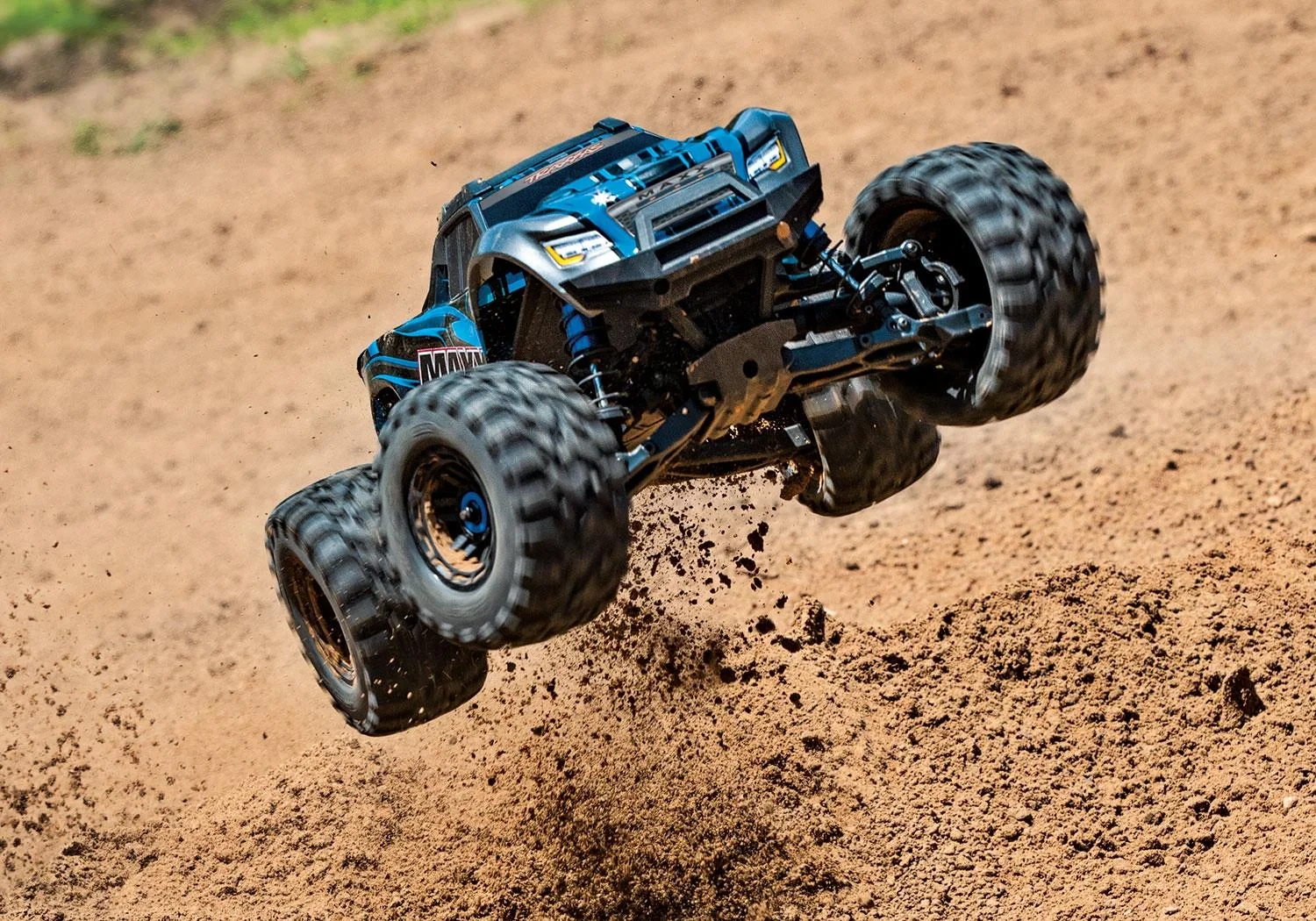 MAXX 1:10 RTR TSM SR VXL-4S Regler ohne Akku/Lader 1/10 Monster-Truck Brushless blau - 8