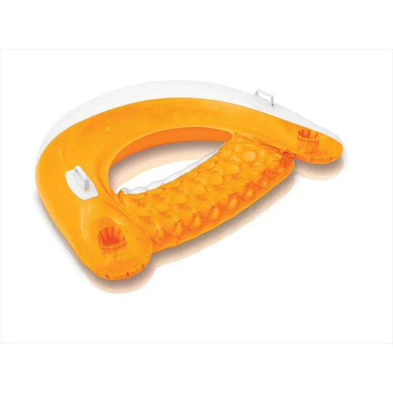 Aufblasbares Schwimmhochstuhl-orange - 1