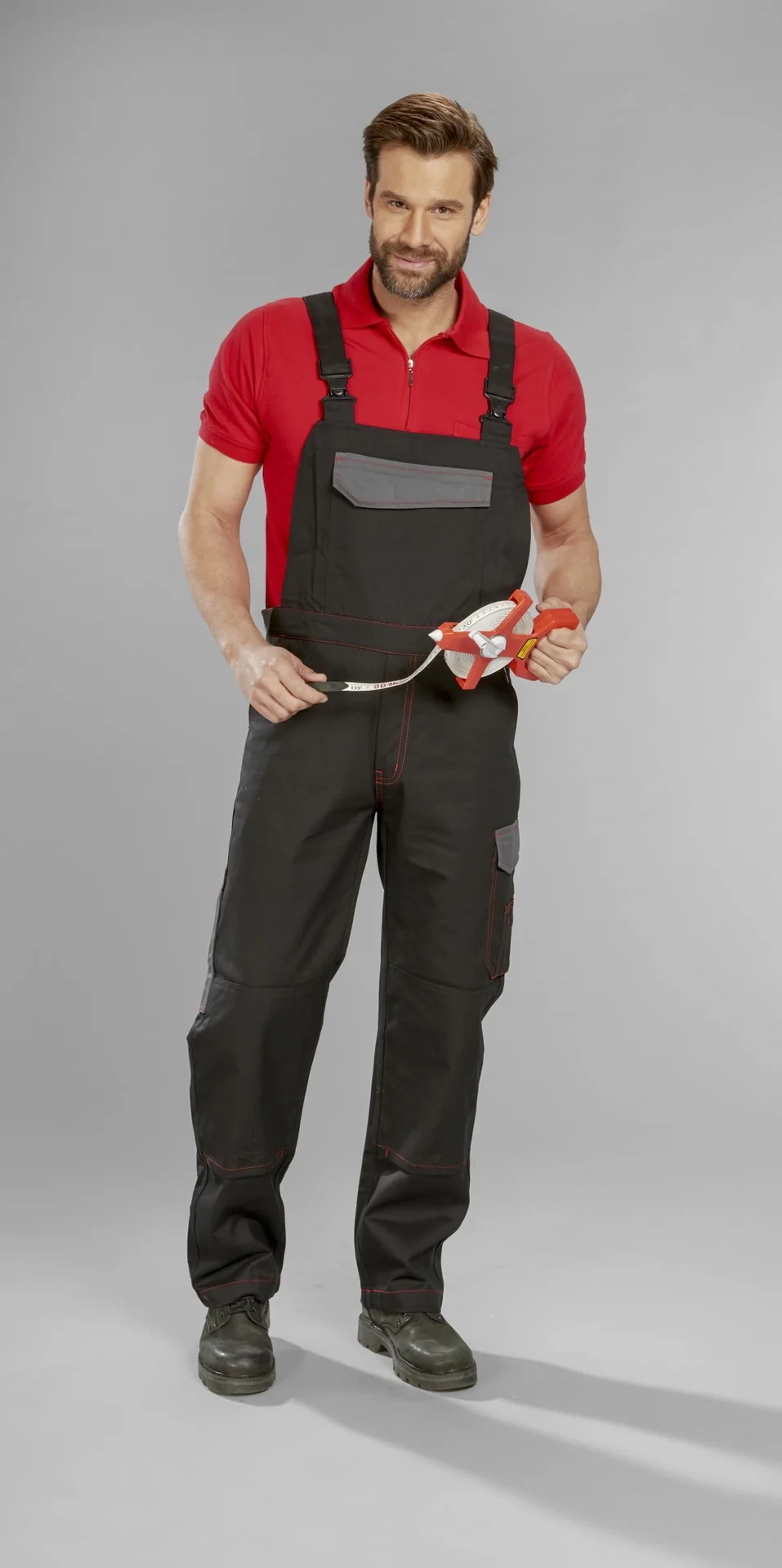 Latzhose für Beruf und Hobby, Farbe schwarz, Gr. 64 - 3