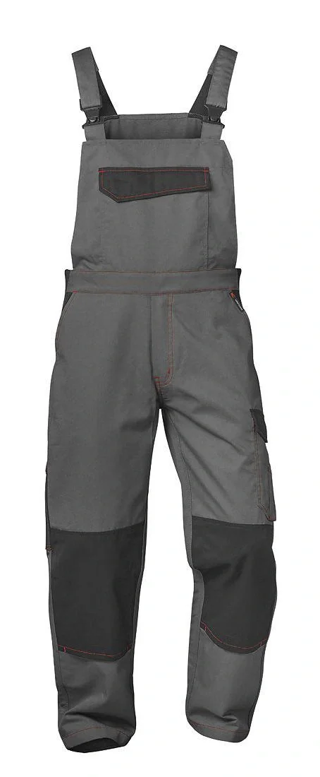 Latzhose für Beruf und Hobby, Farbe grau, Gr. 60 - 2