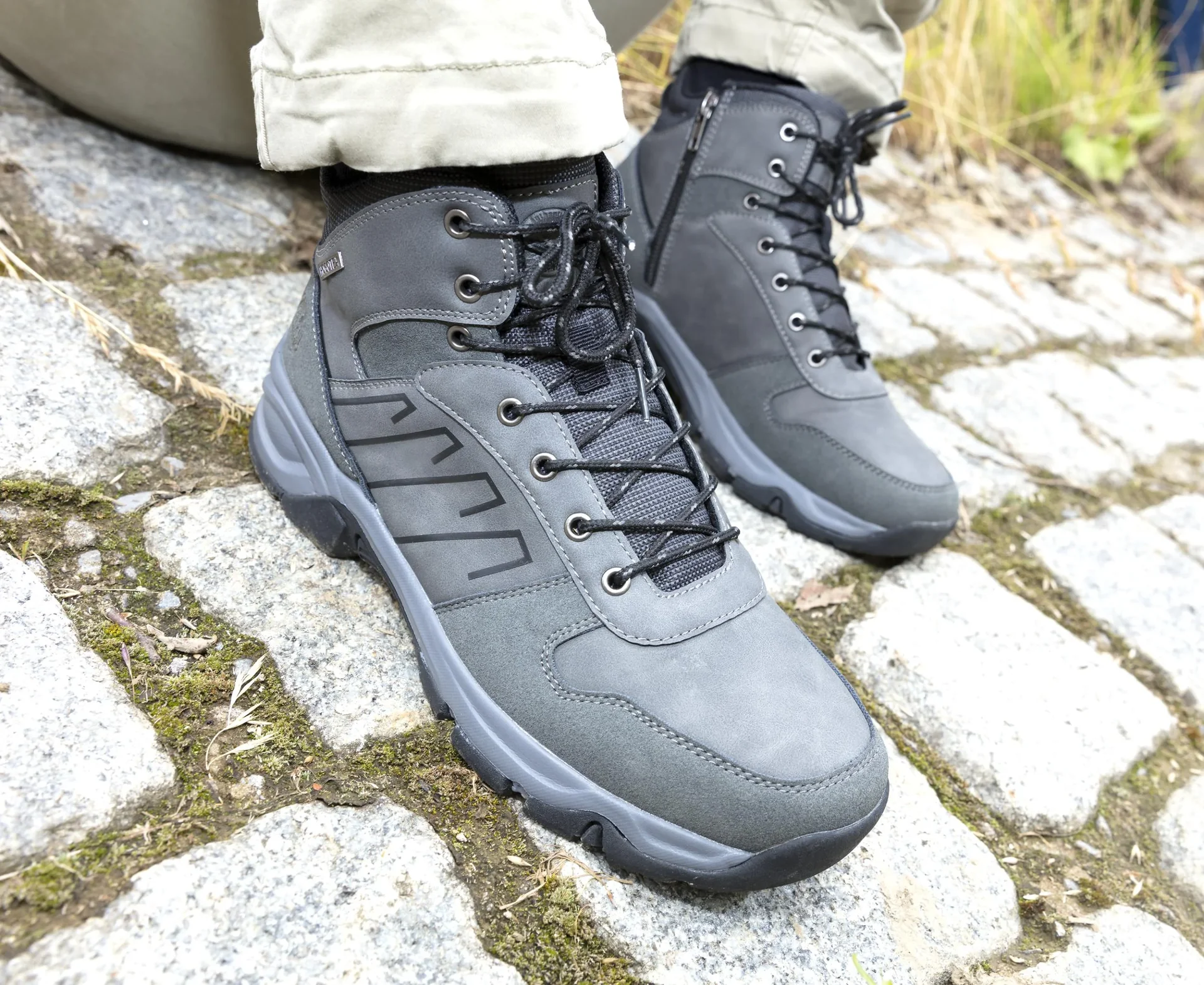 Wanderstiefel, Farbe grau, Gr.40 - 4