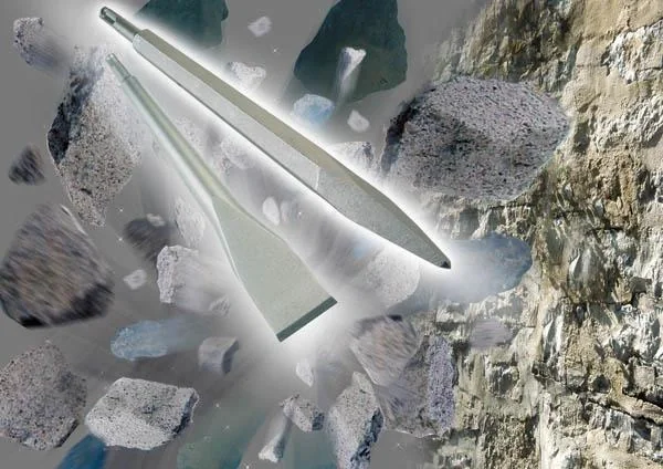 Meißel Set 6-teilig mit SDS-Plus Aufnahme, Chrom Vanadium - 2