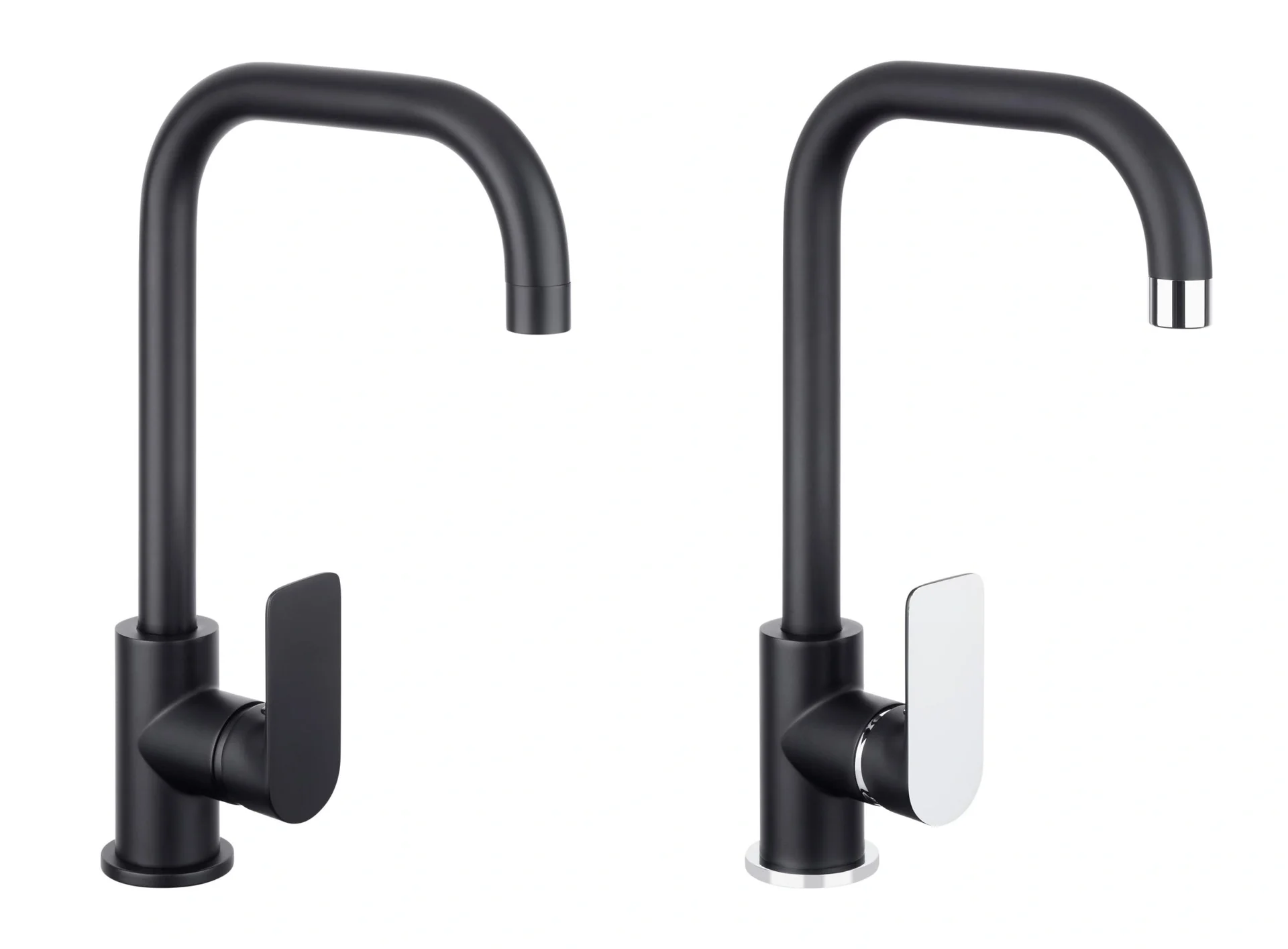 NOIR ROUND Spültisch-Einheblmischer, schwarz - 2