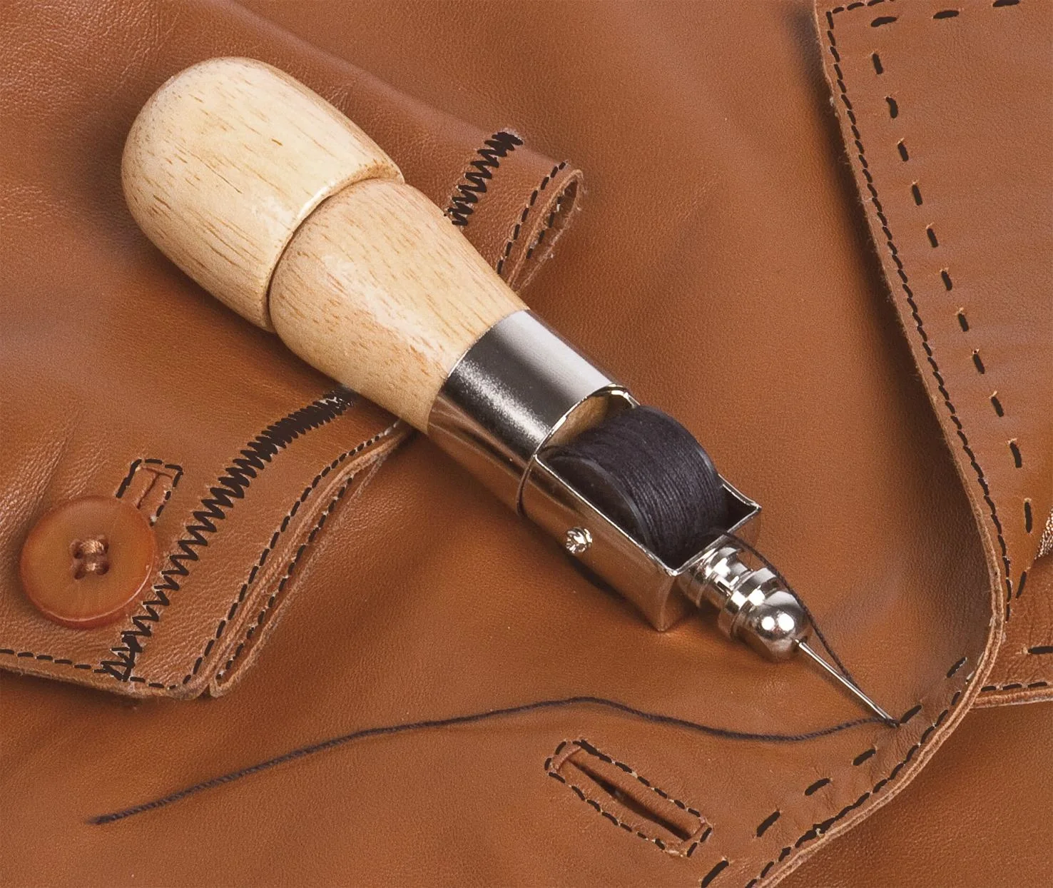 Handnähapparat mit Spule - 2