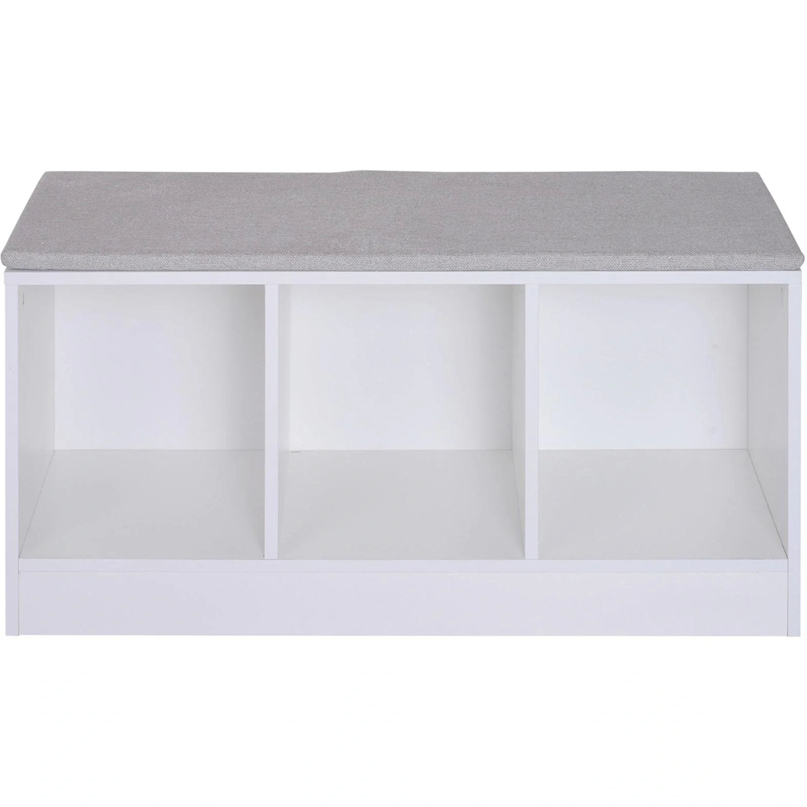 Schuhbank mit Sitzkissen Schuhschrank Schuhregal Lowboard Garderobe Flur Diele - 4