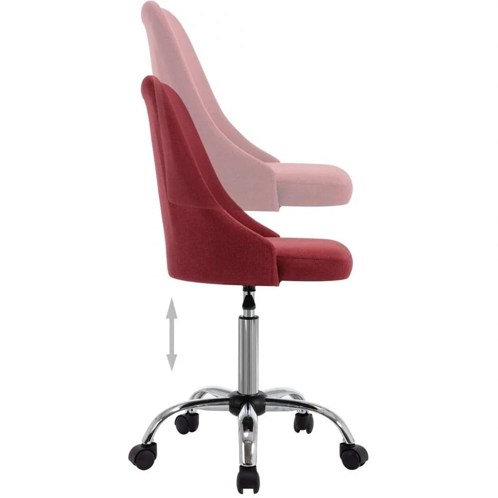 Esszimmerstühle 2 in Stoff weinrot - 6