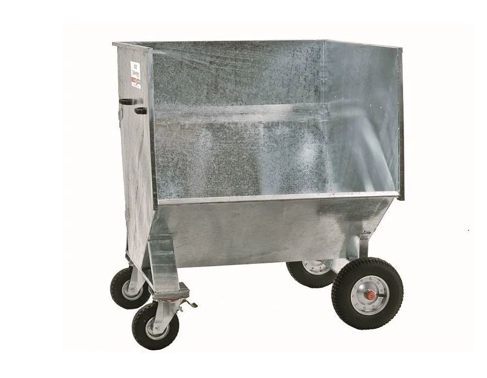 Großraumkuli für Hoflader, schmal B 130 x T 110 x H 150 cm - 3