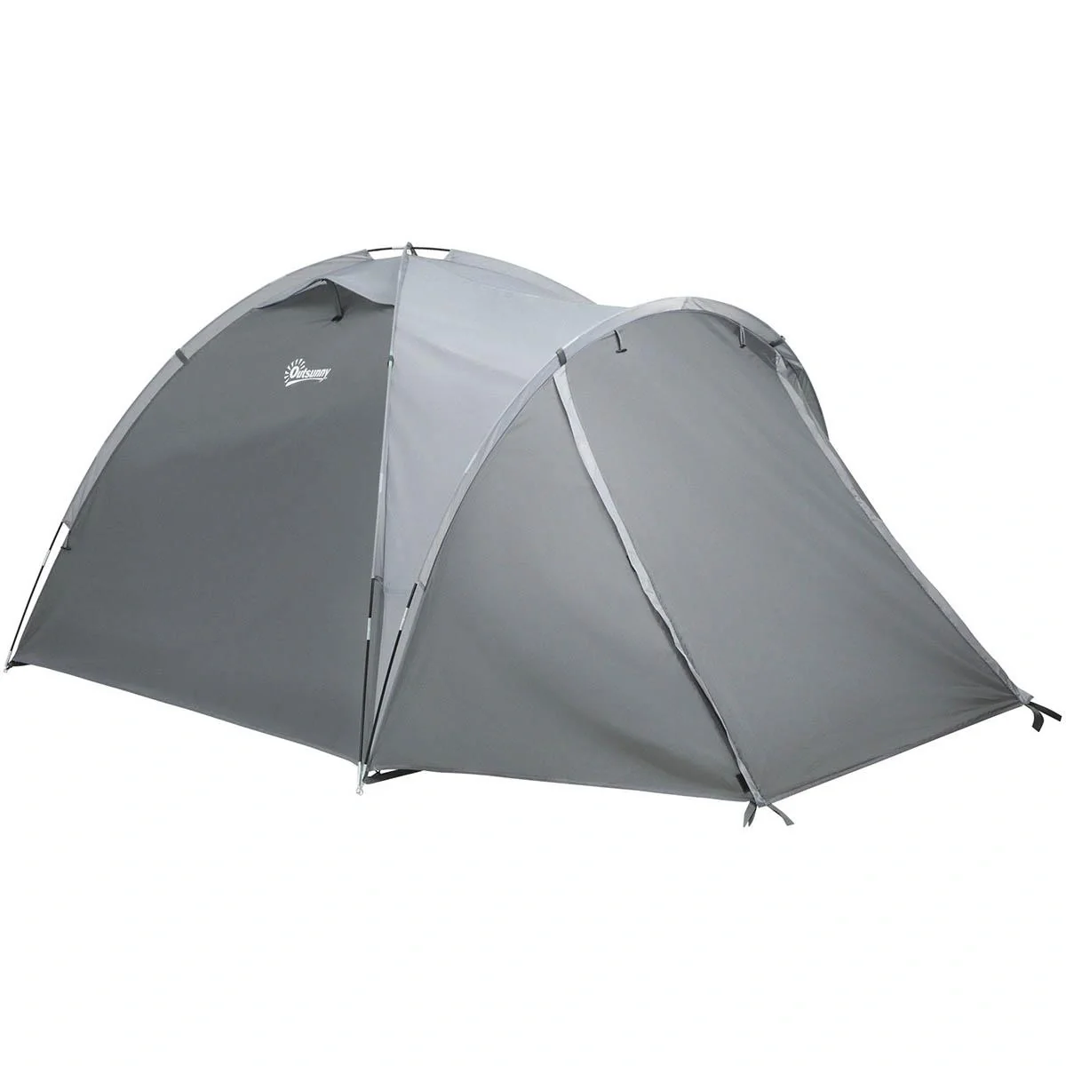 Campingzelt 2-3 Personen - Grau - 350 x 220 x 145 cm - 5
