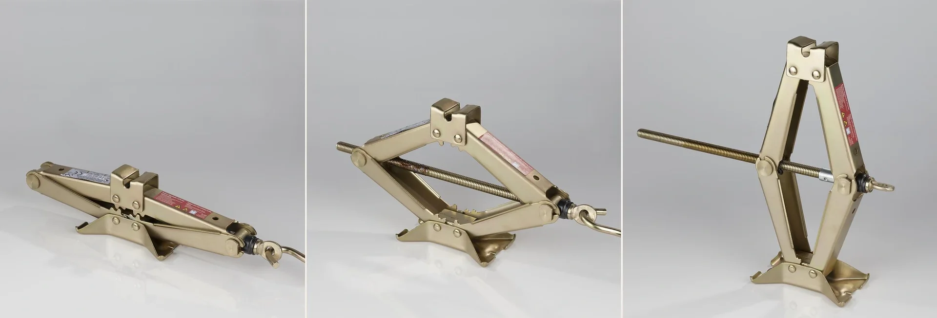 Scherenwagenheber mit Kurbel, 1 Tonne - 2