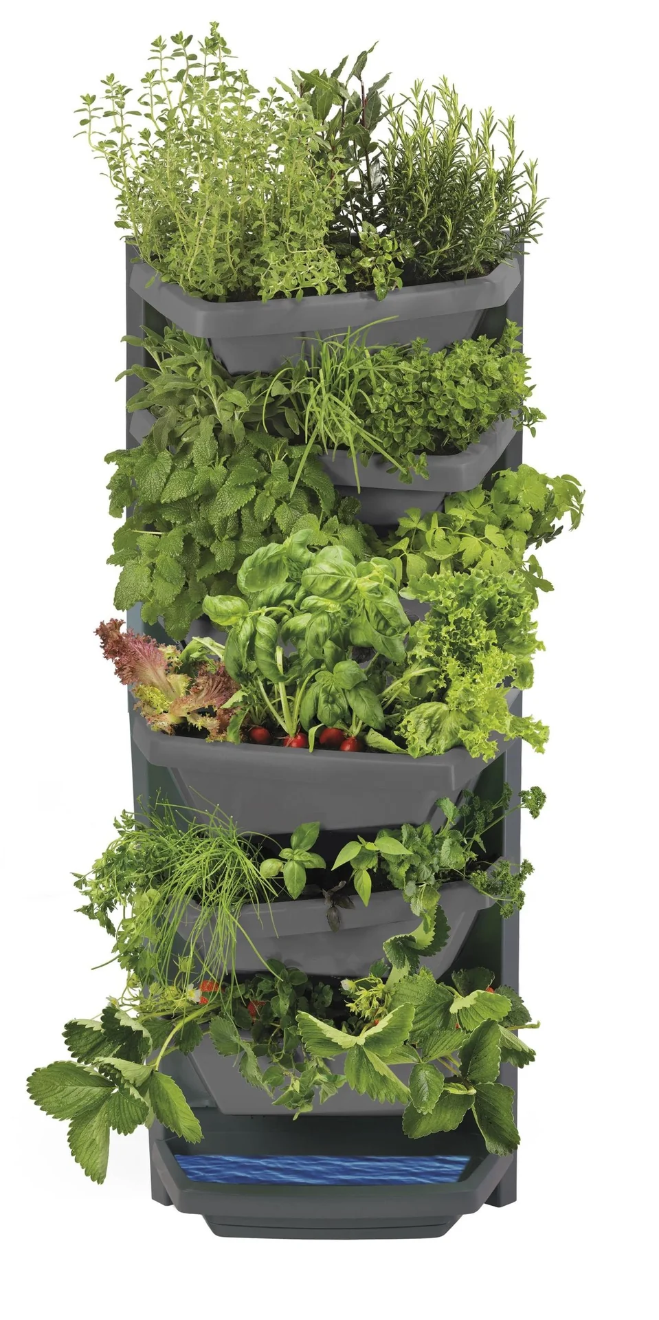 Pflanzsystem Aufbauelement "Vertical Garden", Farbe titan - 2