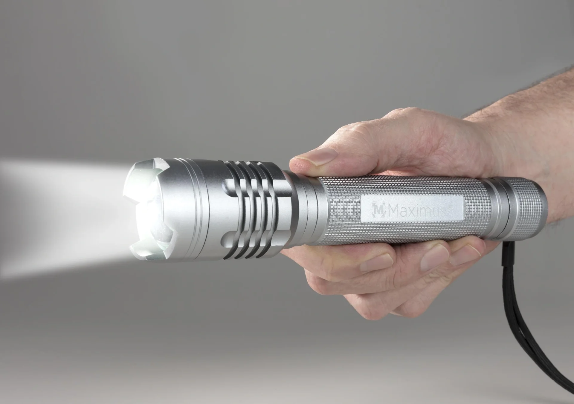 Taschenlampe Highpower LED, titanfarben - 4