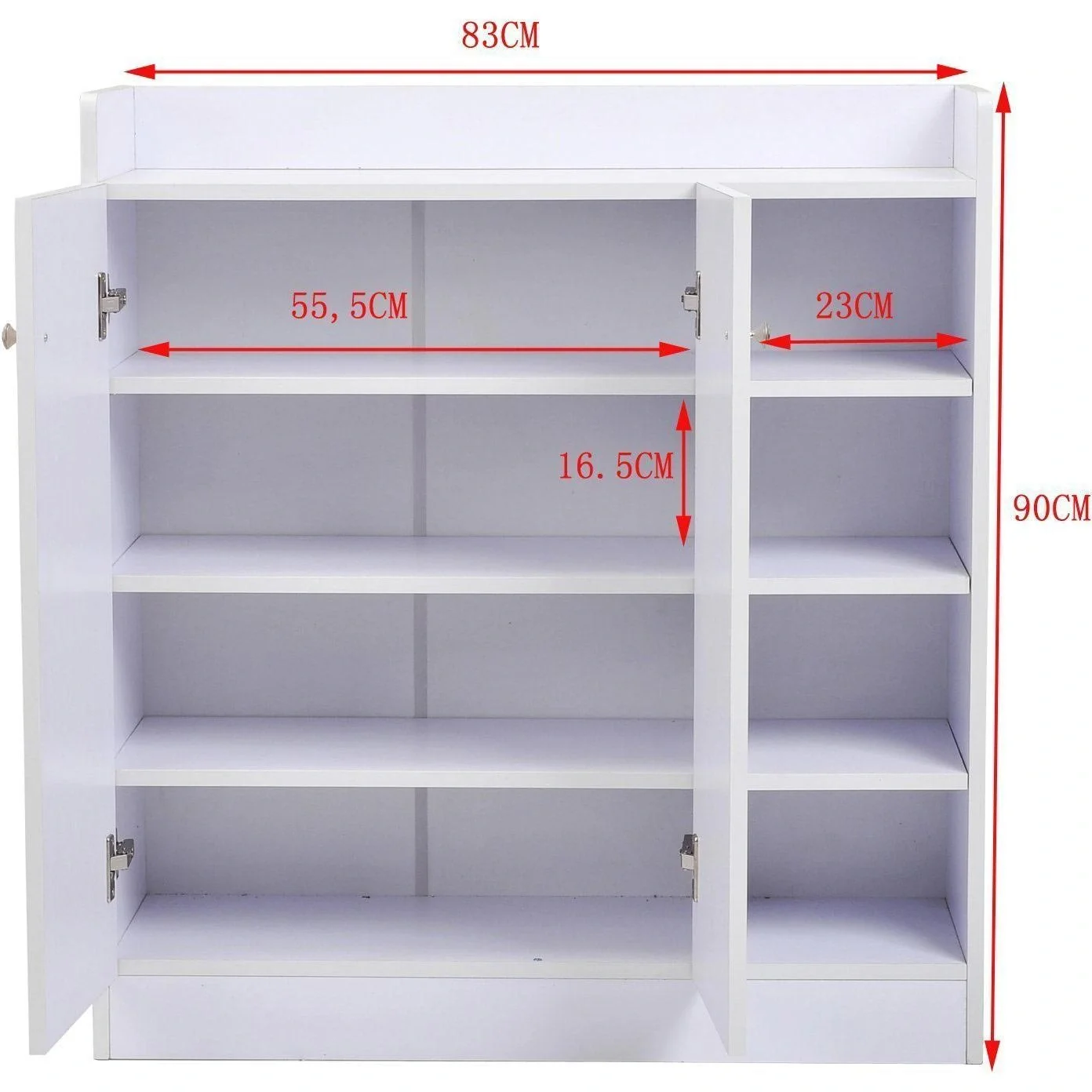 Schuhschrank Schuhregal Haushaltsschrank 2-Türig - 8
