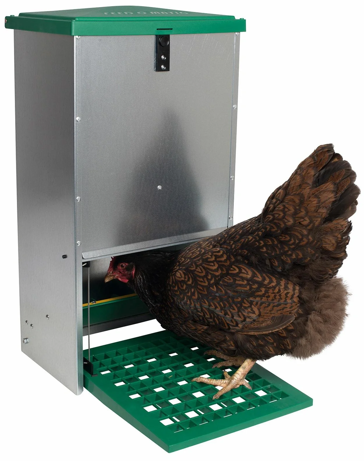 Futterautomat mit Trittplatte für 8 kg Futter - 3