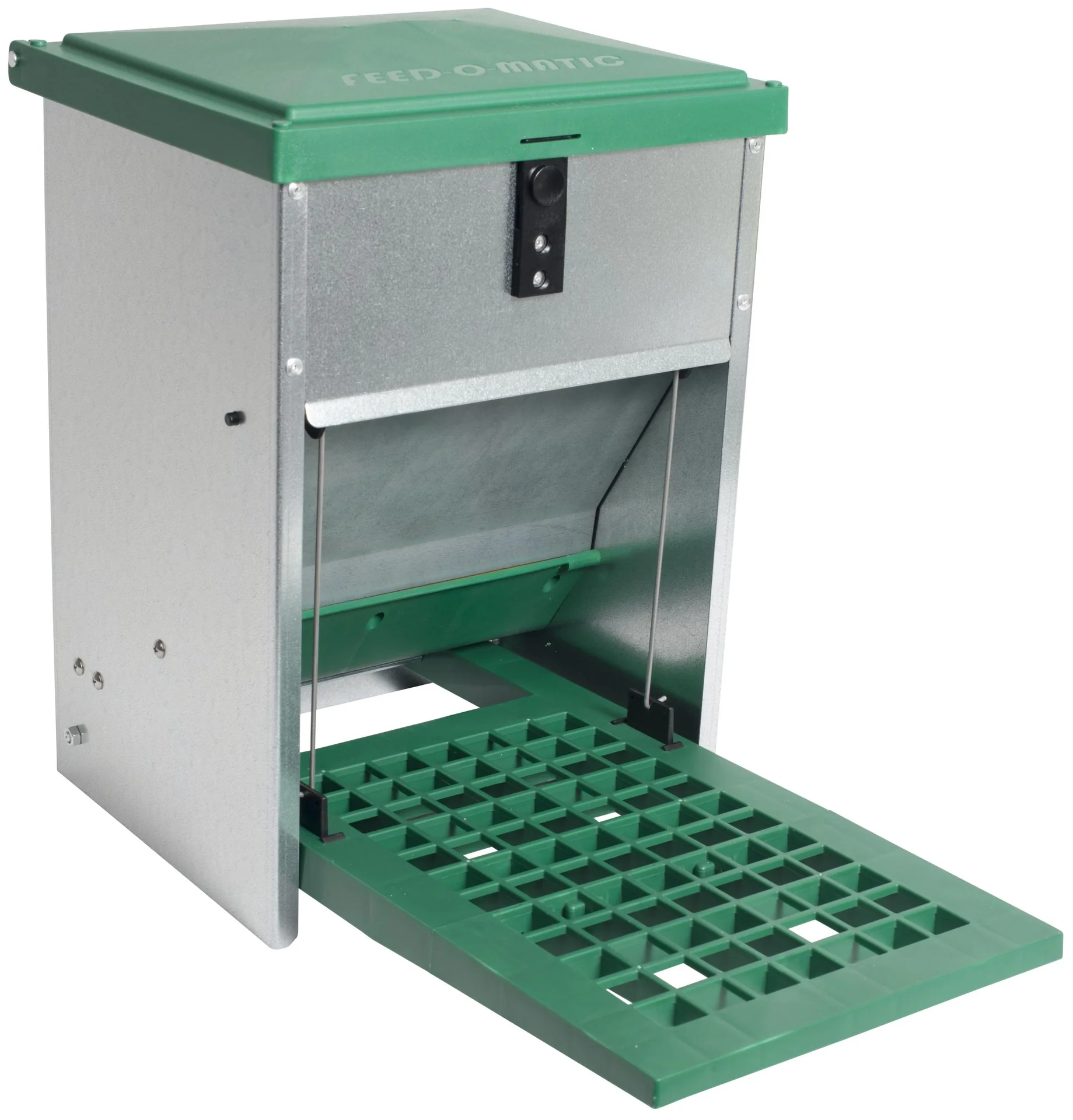 Geflügelfutterautomat mit Trittplatte für 5 kg Futter - 4