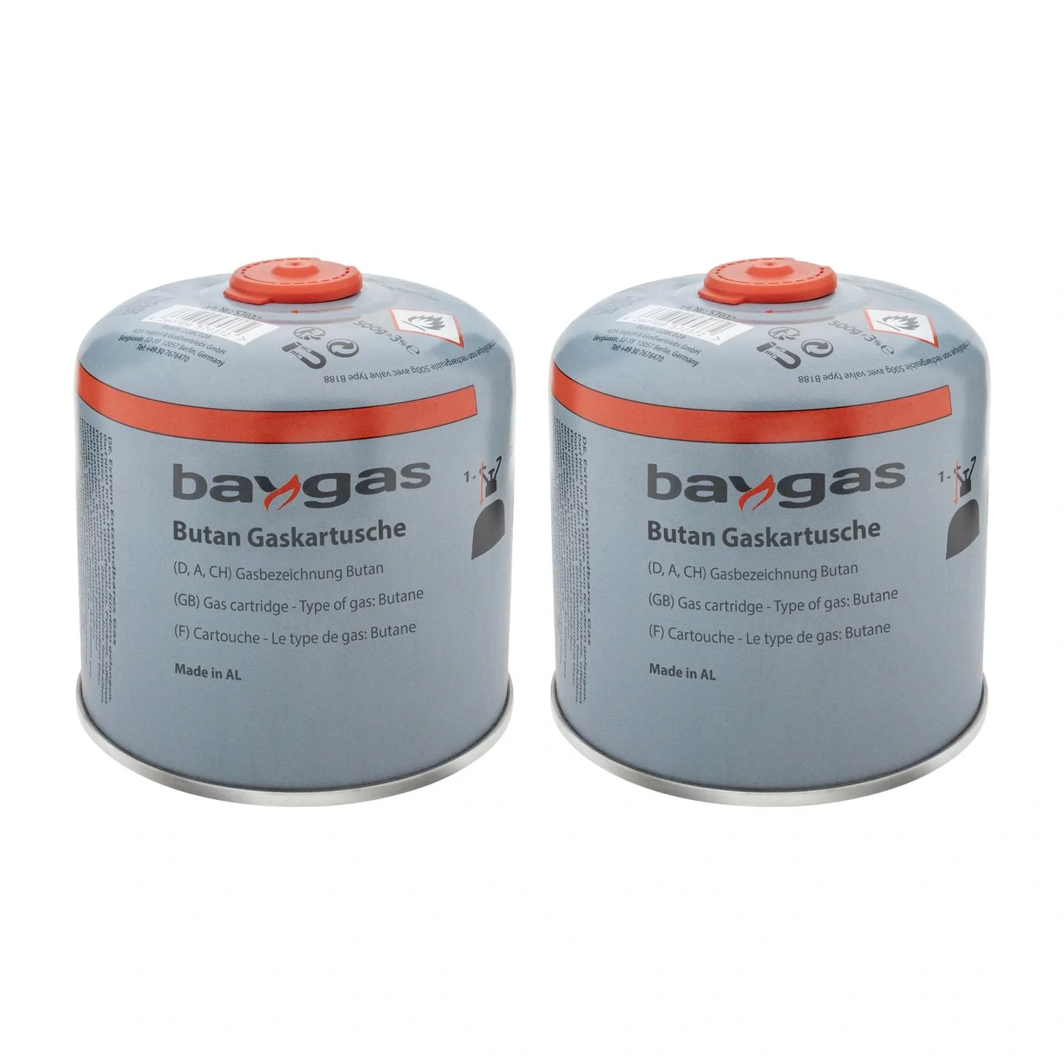 2 x 500g Butangas Baygas - 4