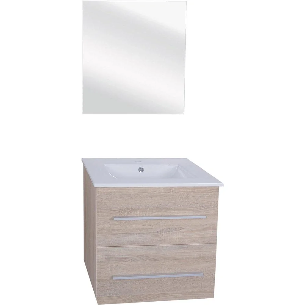 Shout Badezimmermöbel Kompleet knock down licht Eiche - 1