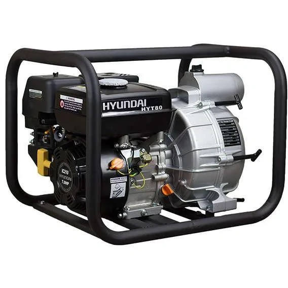 Wasserpumpe für sauberes / verschmutztes Wasser 80mm mit 210ccm Benzinmotor - 1