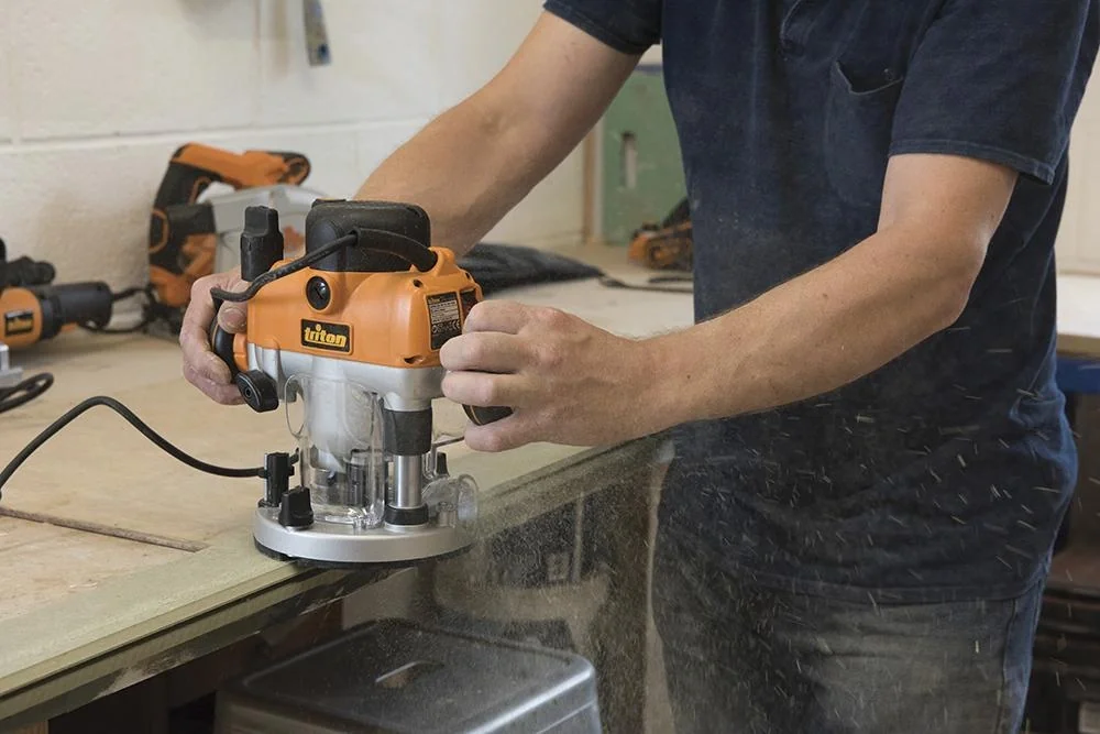 Präzisionsoberfräse MOF001 mit Doppelfunktion, 1400 Watt - 10