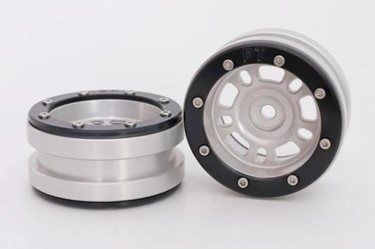 Beadlock Wheels PT- Distractor Silber/Schwarz 1.9 (2 St.) - 3
