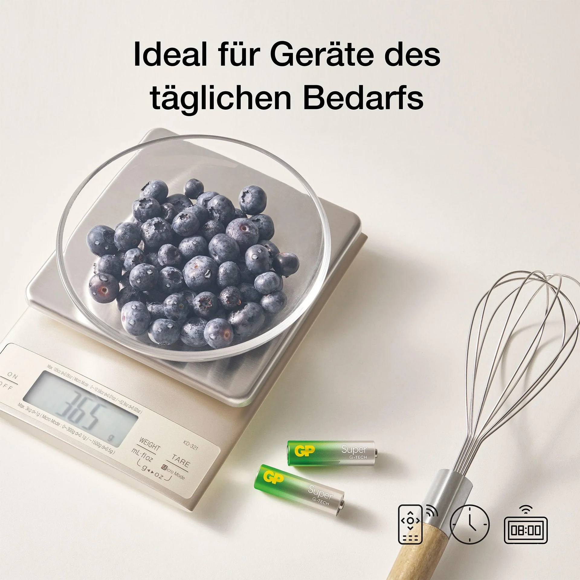 SUPER Micro (AAA) Alkaline Batterien - 80 Stück - 12