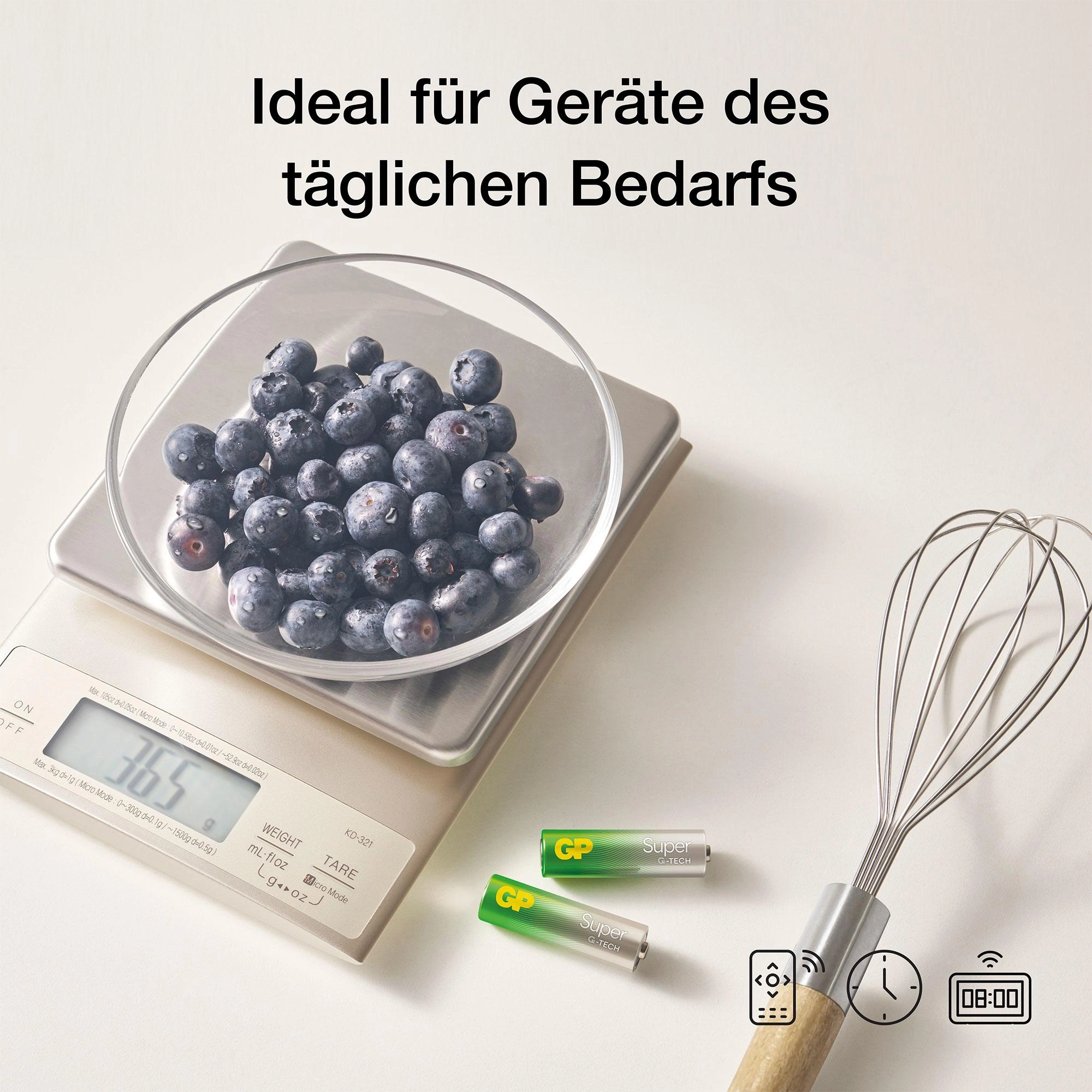 SUPER Micro (AAA) Alkaline Batterien - 80 Stück - 12