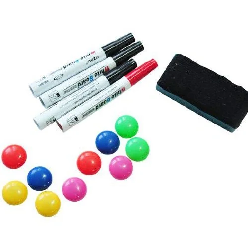 Whiteboard Magnettafel mit Alurahmen inkl. Zubehör 60x45 cm - 7