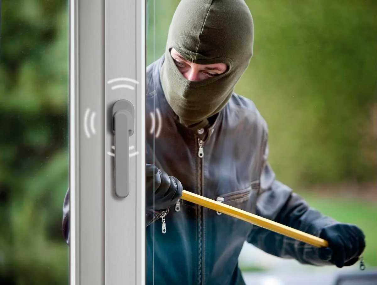 Sicherheits-Alarmgriff, 32 mm, silber - 3