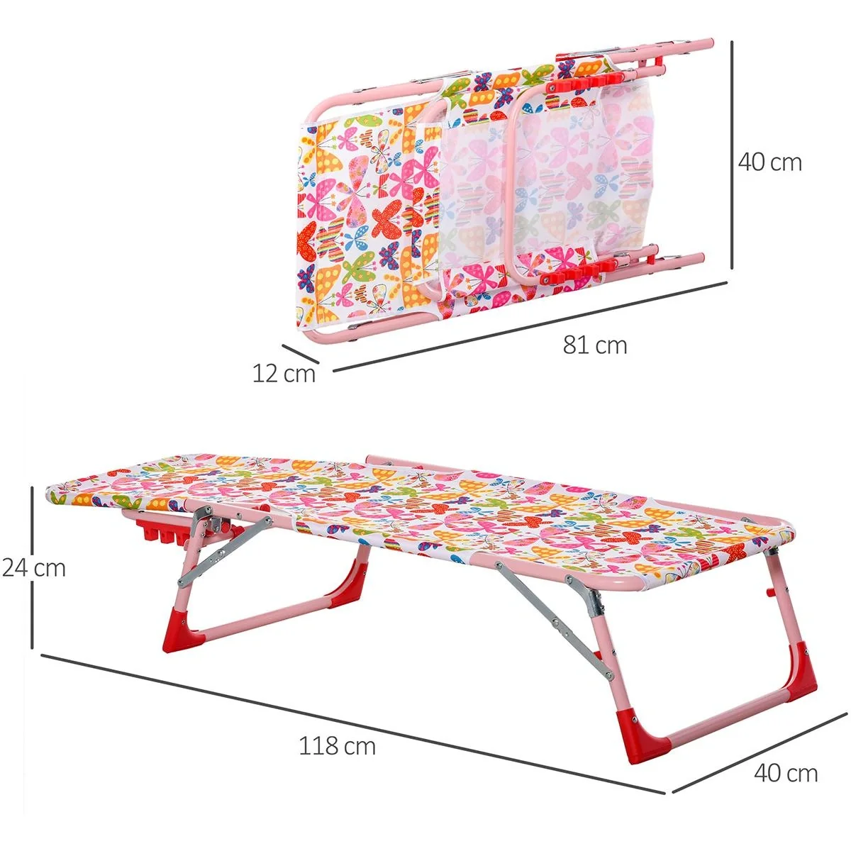 Kinder Gartenliege klappbar - 9