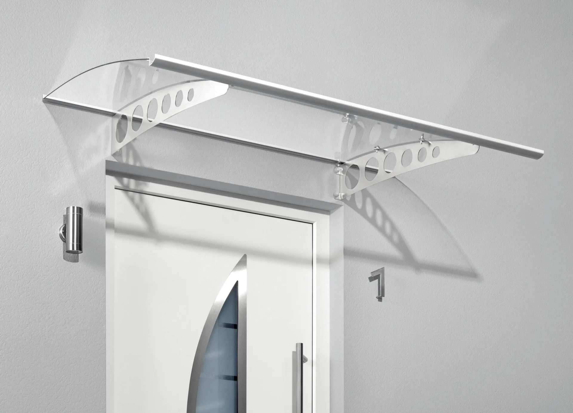 Pultvordach Typ PT/ET, 1600 x 900 x 225 mm, Edelstahl - 15 kg - 1