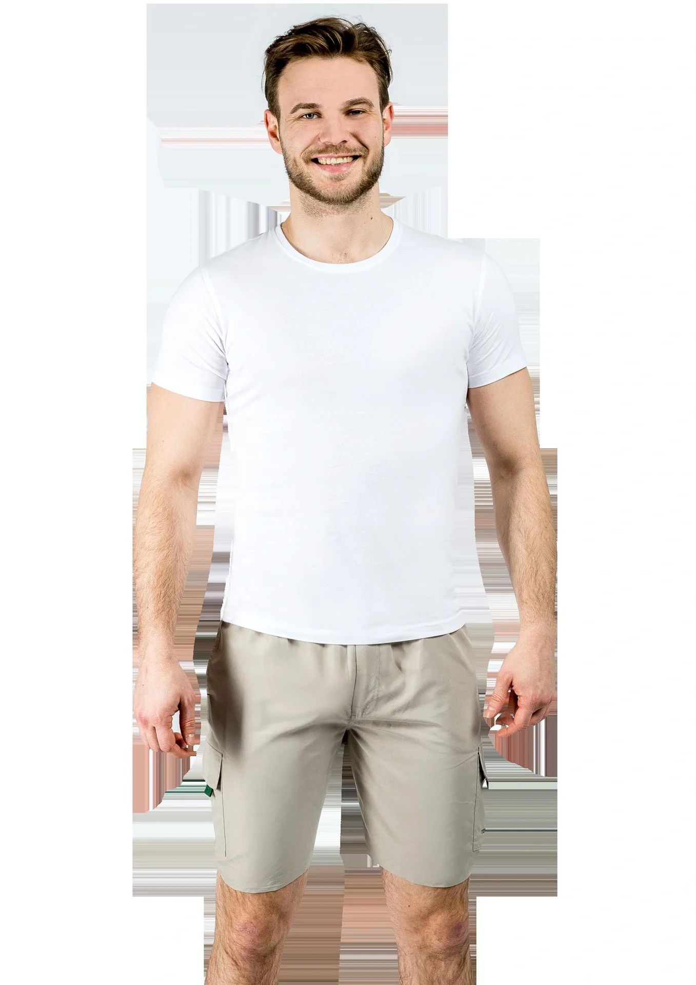 Cargoshort mit Gummizug, Farbe sand, Gr.2XL - 4