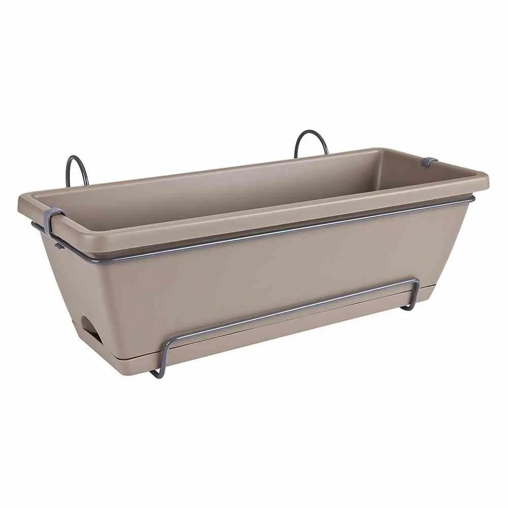 Balkonkasten Barcelona All-In-1 taupe 50 cm - 1