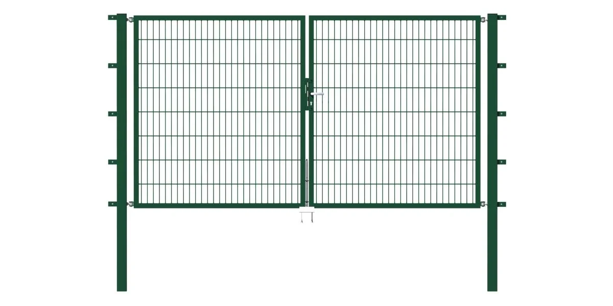 Doppeltor Flexo mit Zubehör, grün, Breite 400 cm, Höhe 100 cm, PF: 80x80 cm - 3
