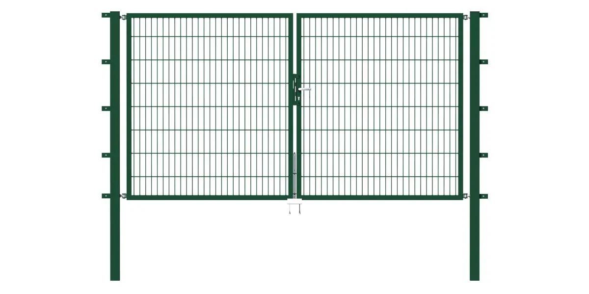 Doppeltor Flexo mit Zubehör, grün, Breite 400 cm, Höhe 120 cm, PF: 80x80 cm - 3
