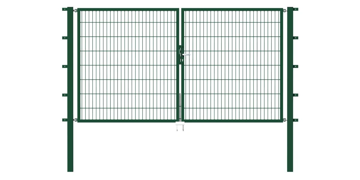 Doppeltor Flexo mit Zubehör, grün, Breite 400 cm, Höhe 120 cm, PF: 80x80 cm - 3