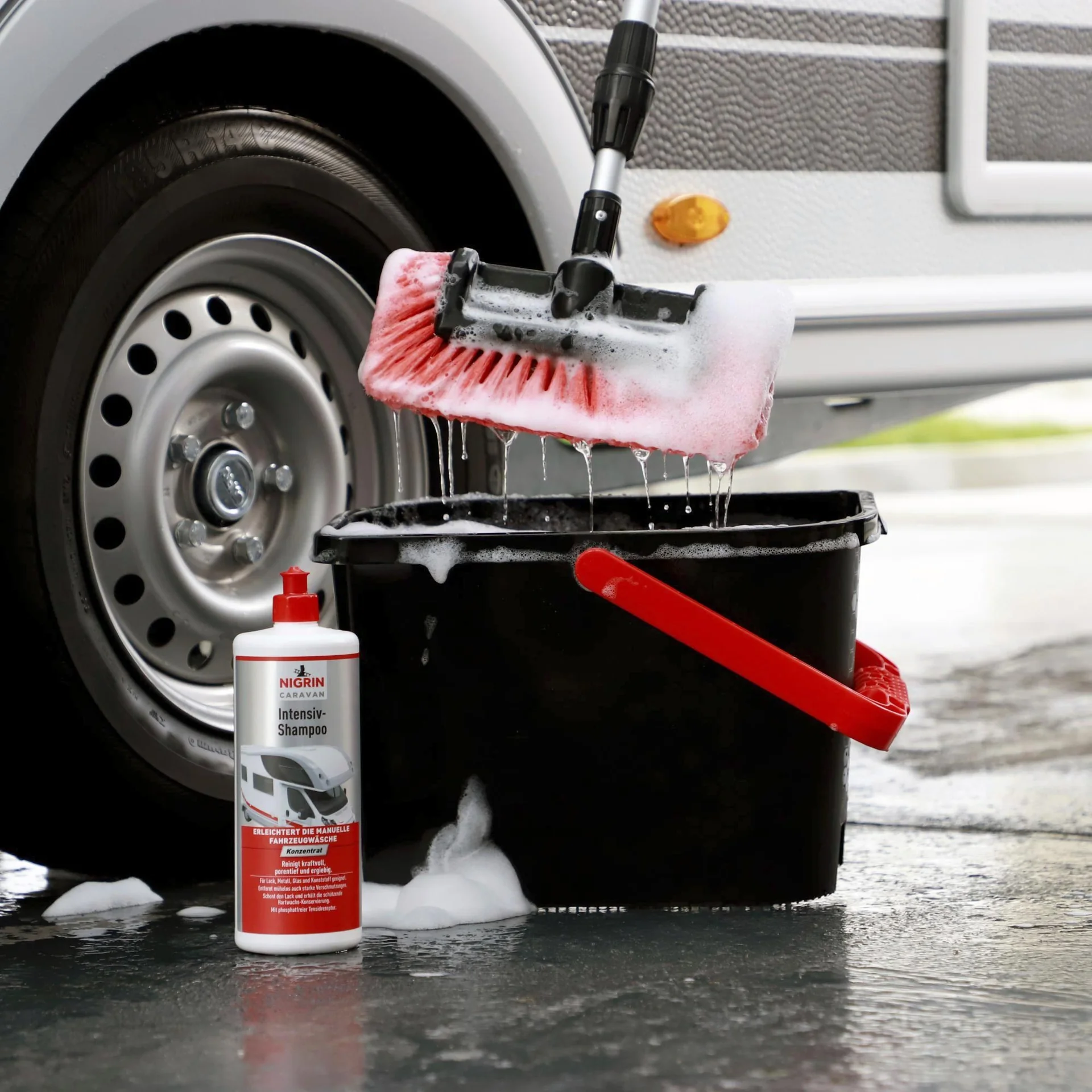 Caravan Waschbürste-Teleskop, 1,05 - 1,80 m - 3