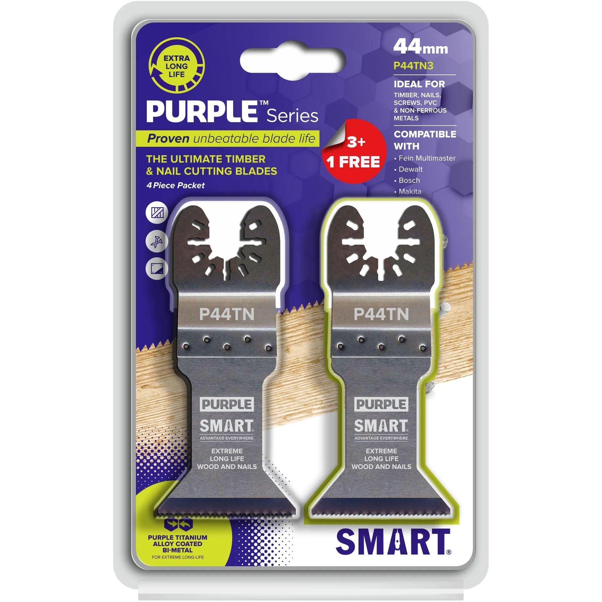 UN PUR 44x52mm BiM Titanblech 3+1st - 1