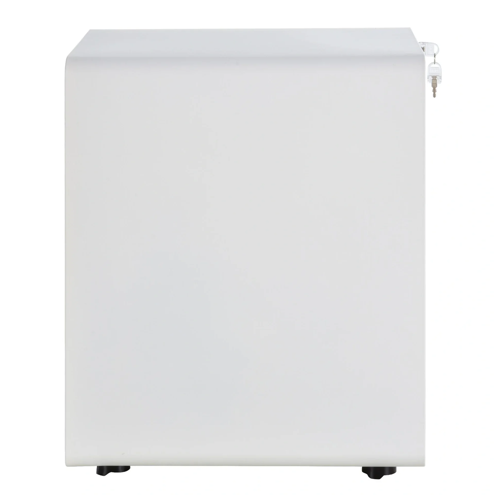 Aktenschrank 3 Schubladen, weiß - 7