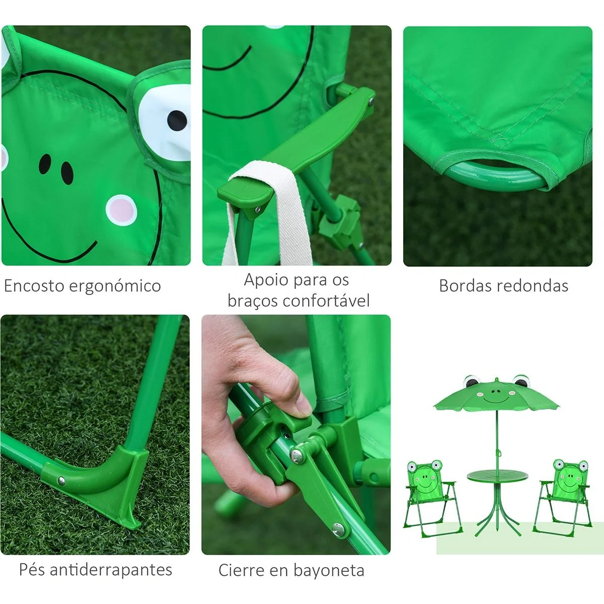 4tlg. Kindersitzgruppe Garten Gart - 4