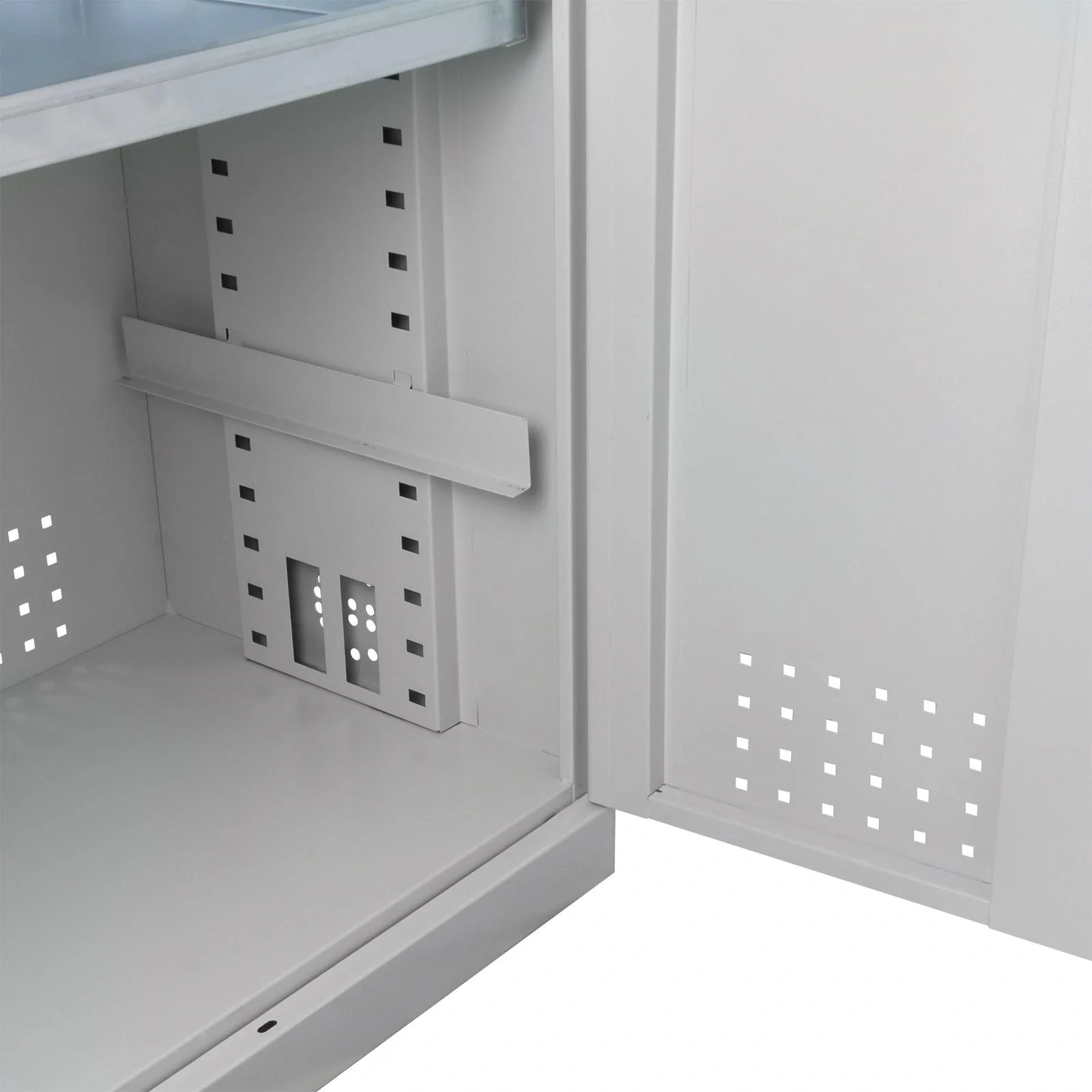 Werkstattschrank / Chemikalienschrank RAL 7035 - 7