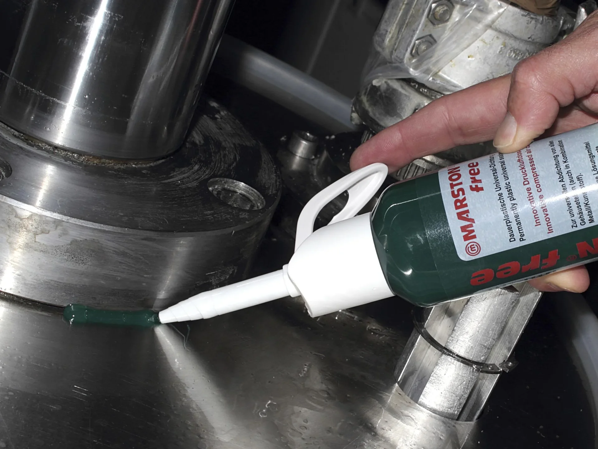 Universal-Dichtung MARSTON free - dauerelastisch, 200 ml Druckluftkartusche ohne Gas - 10