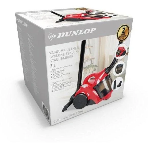 Staubsauger Cyclone 2L - 700W - Rot - 2
