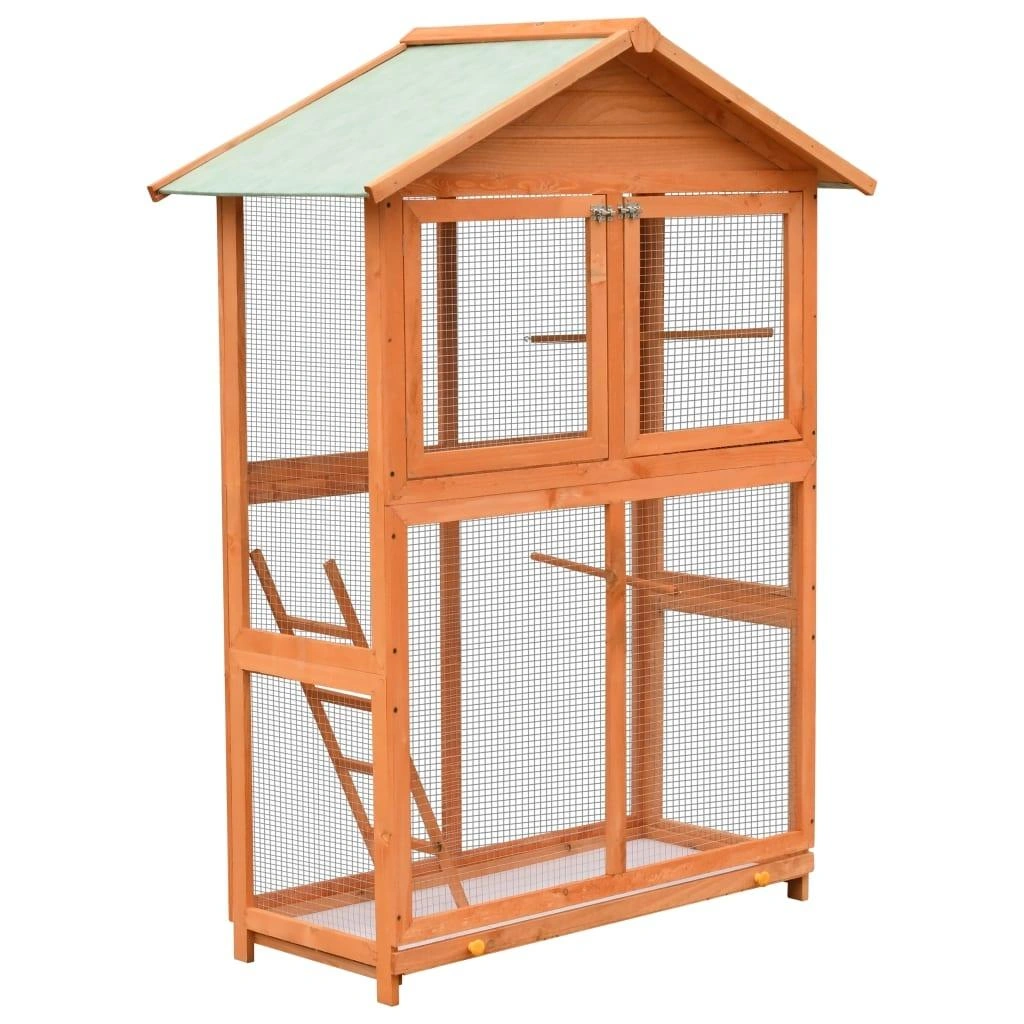 Vogelkäfig 120x60x168 cm massiv gr - 1