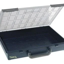 NL Sortimentskasten / Aufbewahrungsbox - Enthält 32 herausnehmbare Schalen - 26,1 x 33,8 x 5,7 cm - 6