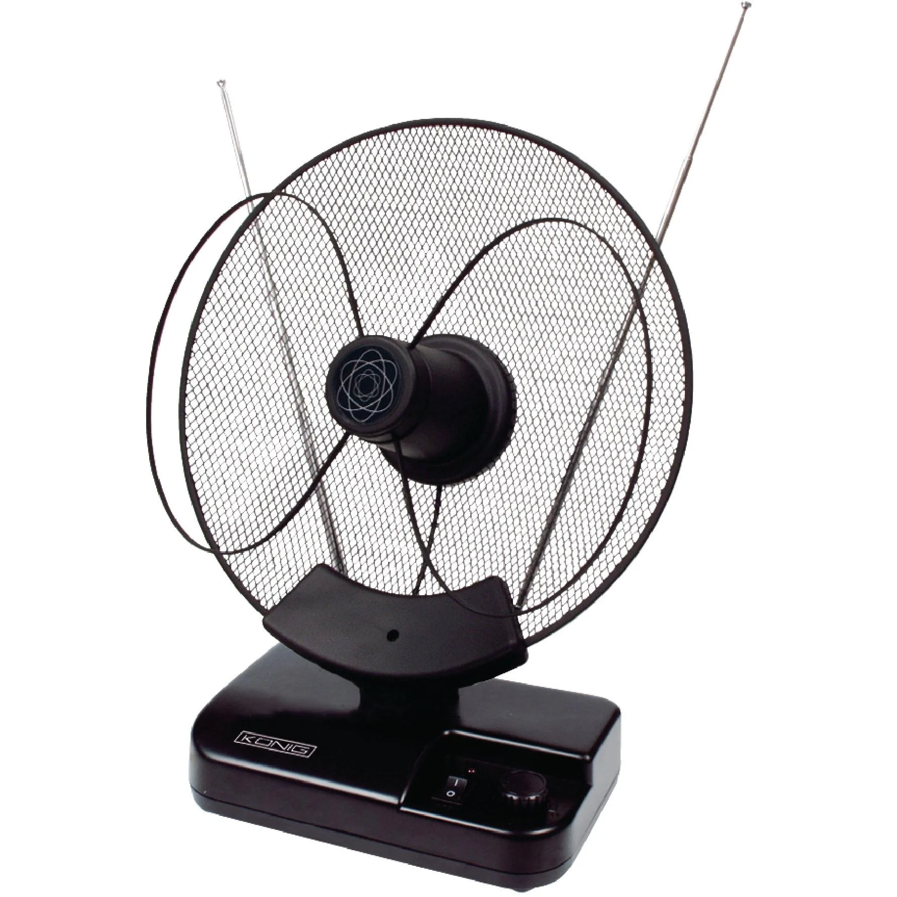 Verstärkt Innen DVB-T/T2 - DAB+ Zimmerantenne mit Verstärker 36 dB FM / VHF / UHF - 2