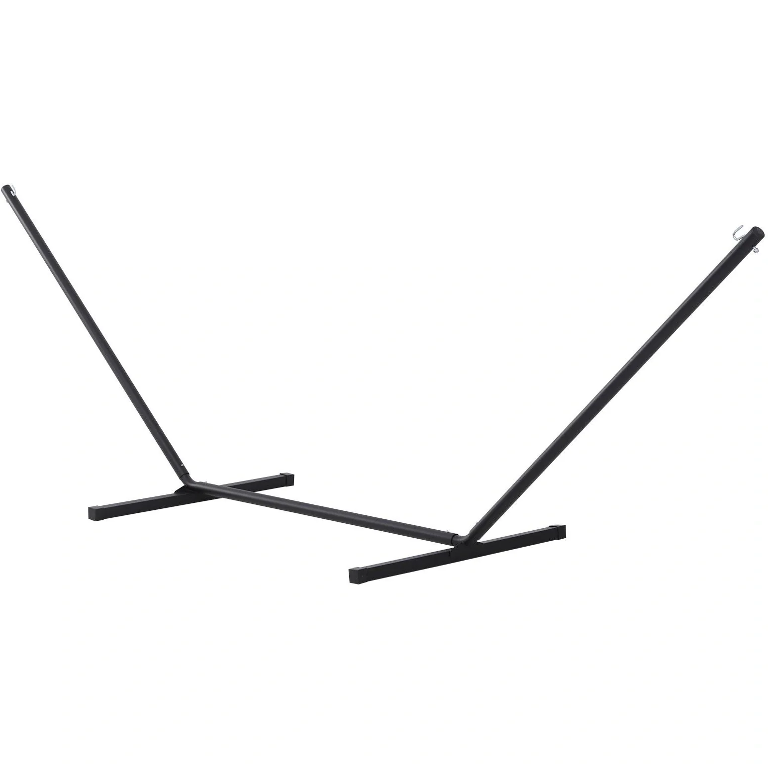 Hängemattengestell für Hängematte Hängemattenständer mit Hacken Garten Strand Metall 360x92x115cm bis 150kg - 9