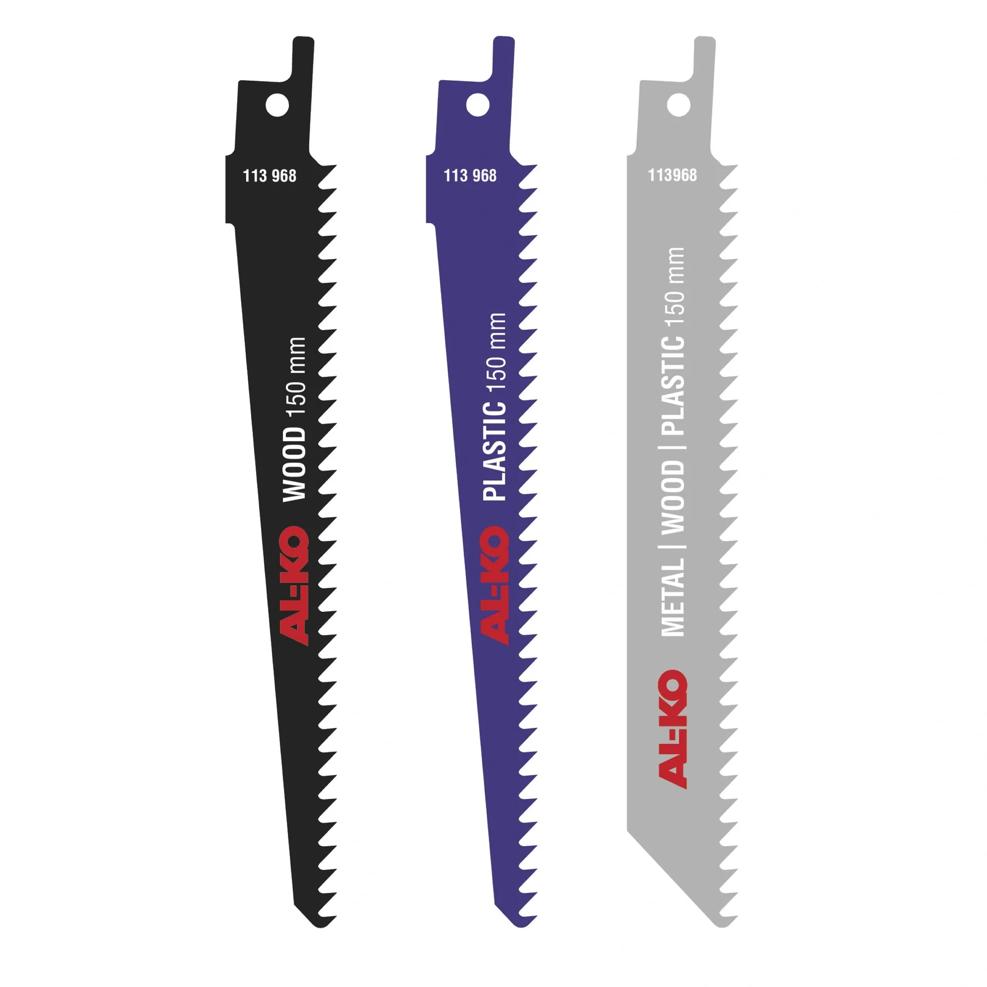 Ersatzsägeblätter für Holz, Metall und Kunststoff zu 969828, 969829 Akku-Säbelsäge, Handsäge „PS 1815“, 3 Stück - 1