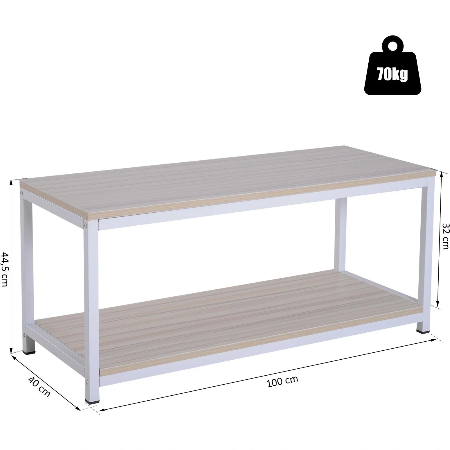 Couchtisch Sofatisch Beistelltisch Flurtisch Ablage skandinavisch - 4