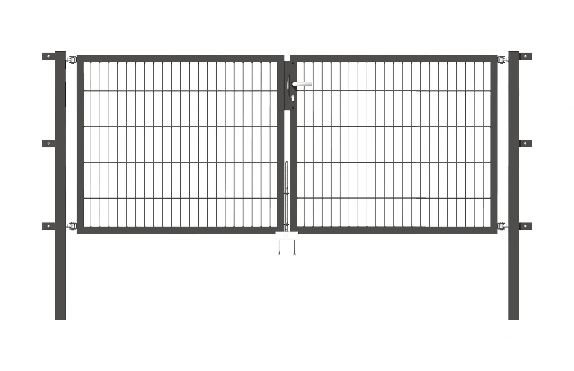 Doppeltor Flexo mit Zubehör, anthrazit, Breite 250 cm, Höhe 100 cm, PF: 60x60 cm - 3
